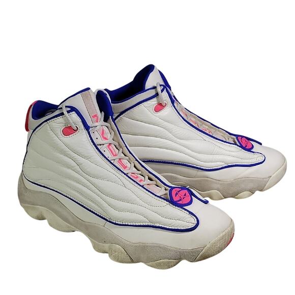 Jordan Pro Strong Racer Pink Athletic Sneakers Mens Size 9.5 - Picture 1 of 13